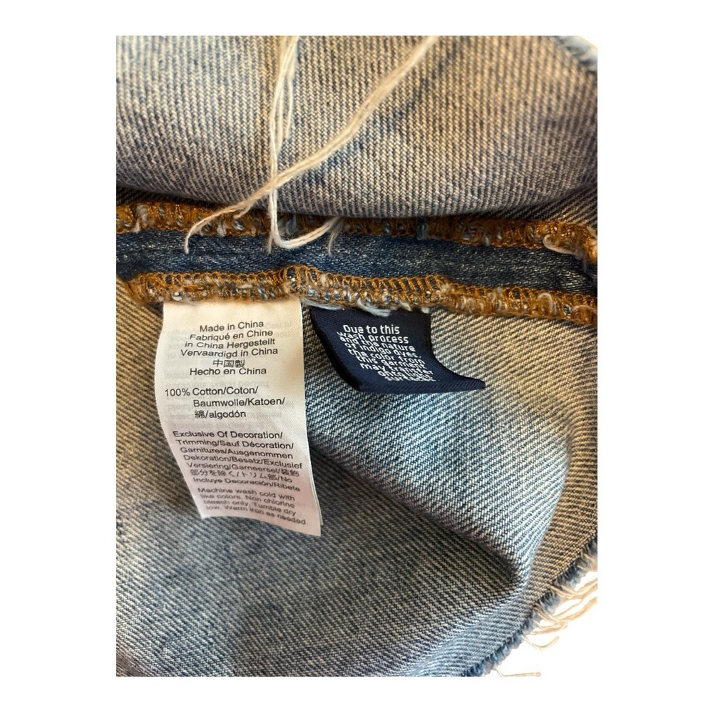Madewell Distressed Denim Mini Skirt - Picture 3 of 4